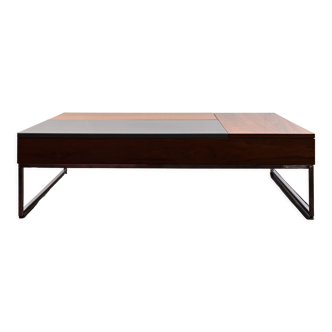 Multifunctional Shiva coffee table with storage and raisable table tops