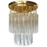 Murano glass flush mount