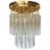 Murano glass flush mount
