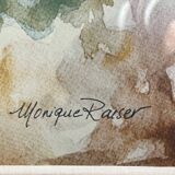Painting: watercolor by Monique Raiser
