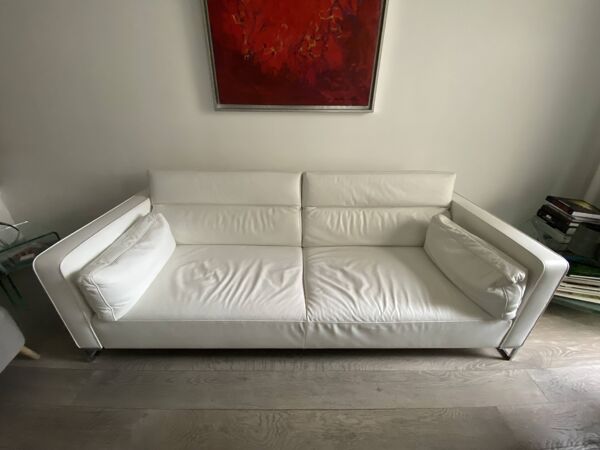 Canapé Cuir blanc - Ligne Roset