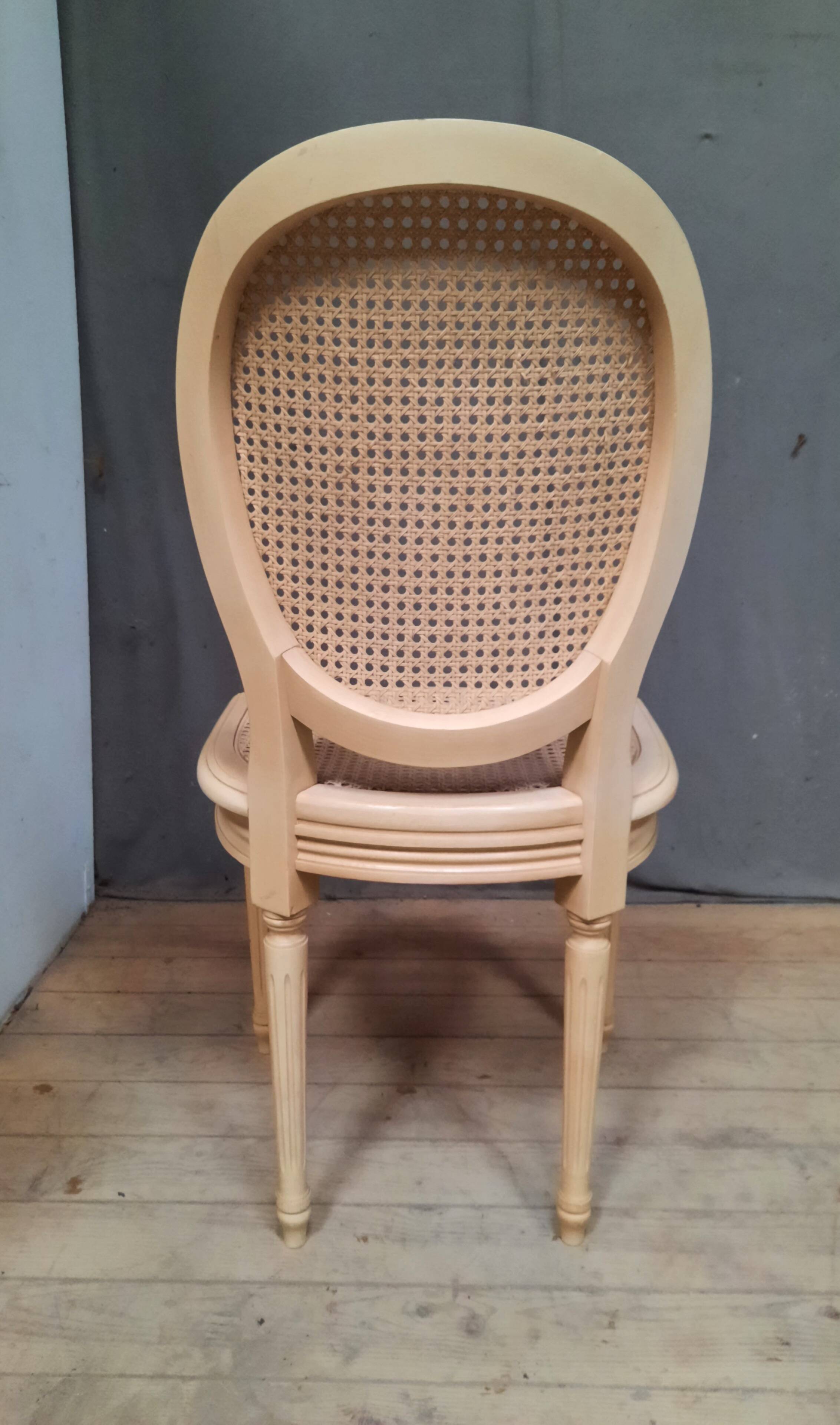 Set of 6 Louis XVI style caned chairs