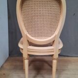 Set of 6 Louis XVI style caned chairs