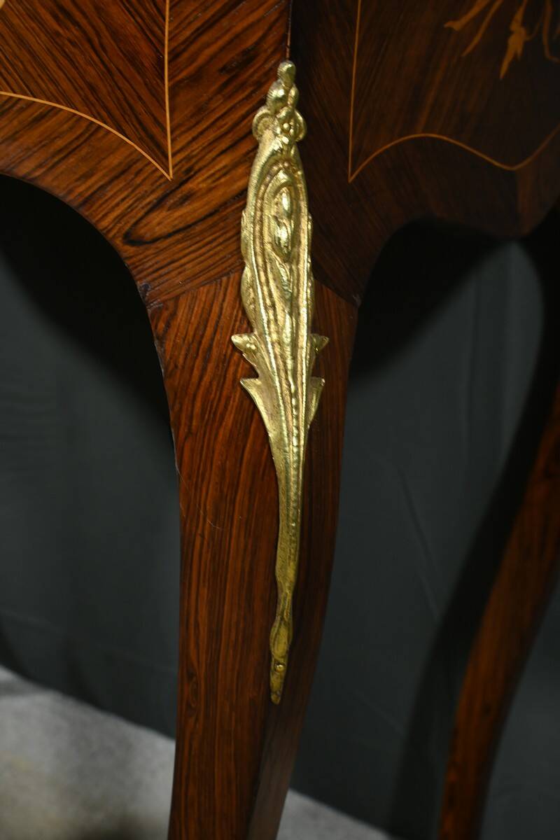 Small Rosewood Lady's Desk, Louis XV Style – Part 2 of the 19th Century