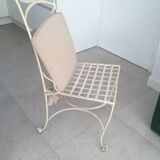 Dining table with six chairs