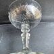Champagne cups, art nouveau, 1/2 cristal soufflé et taillé