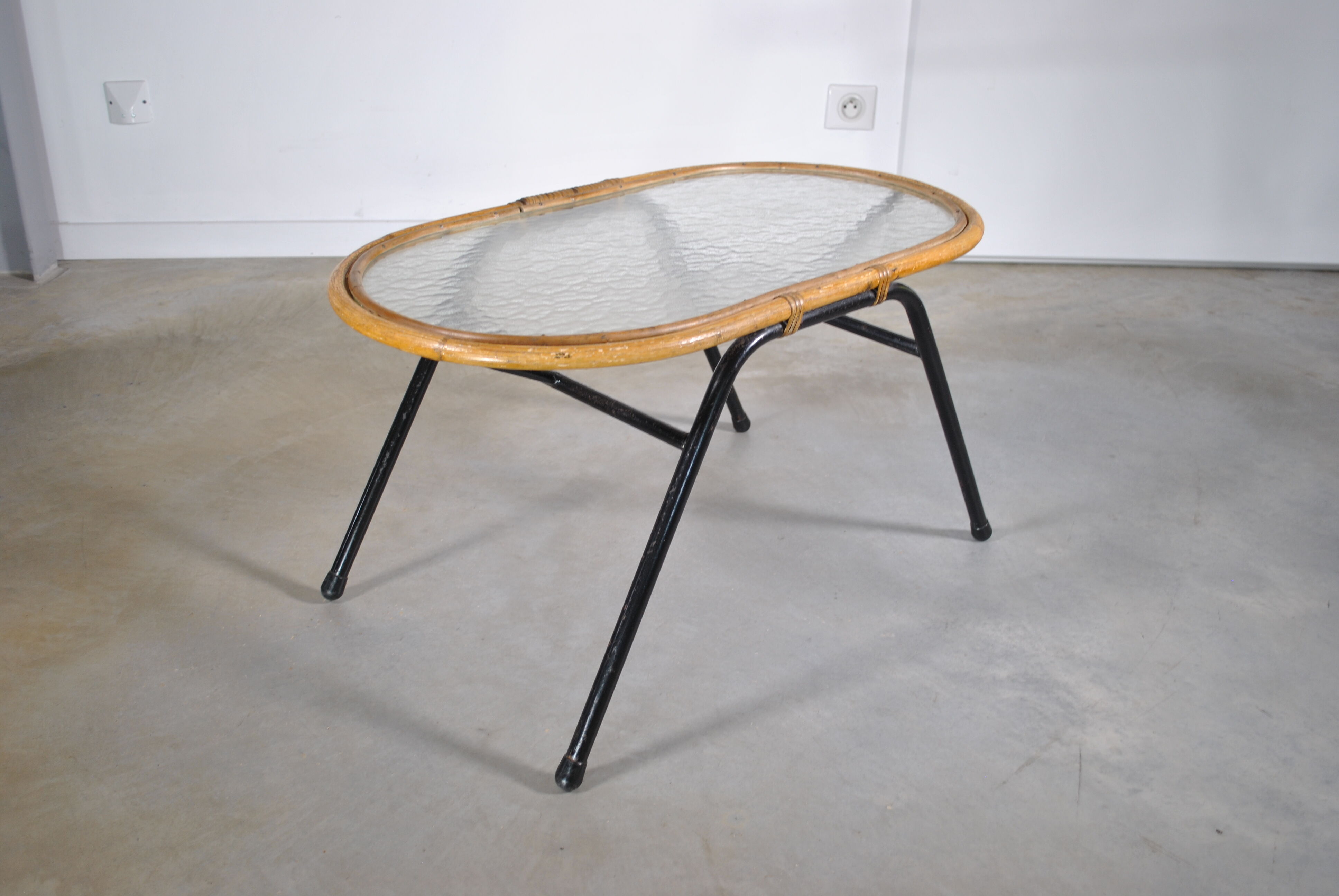 Dirk van Sliedregt coffee table for Rohé Noordwolde, Netherlands 1960.