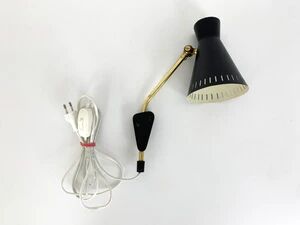 Scandinavian Diabolo wall light model 215 by EAE, Sweden, 1950s.