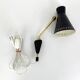 Scandinavian Diabolo wall light model 215 by EAE, Sweden, 1950s.