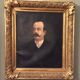 Pair of oil on canvas portraits signed Béchard