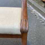 Paire de banquettes de billard noyer XIXe