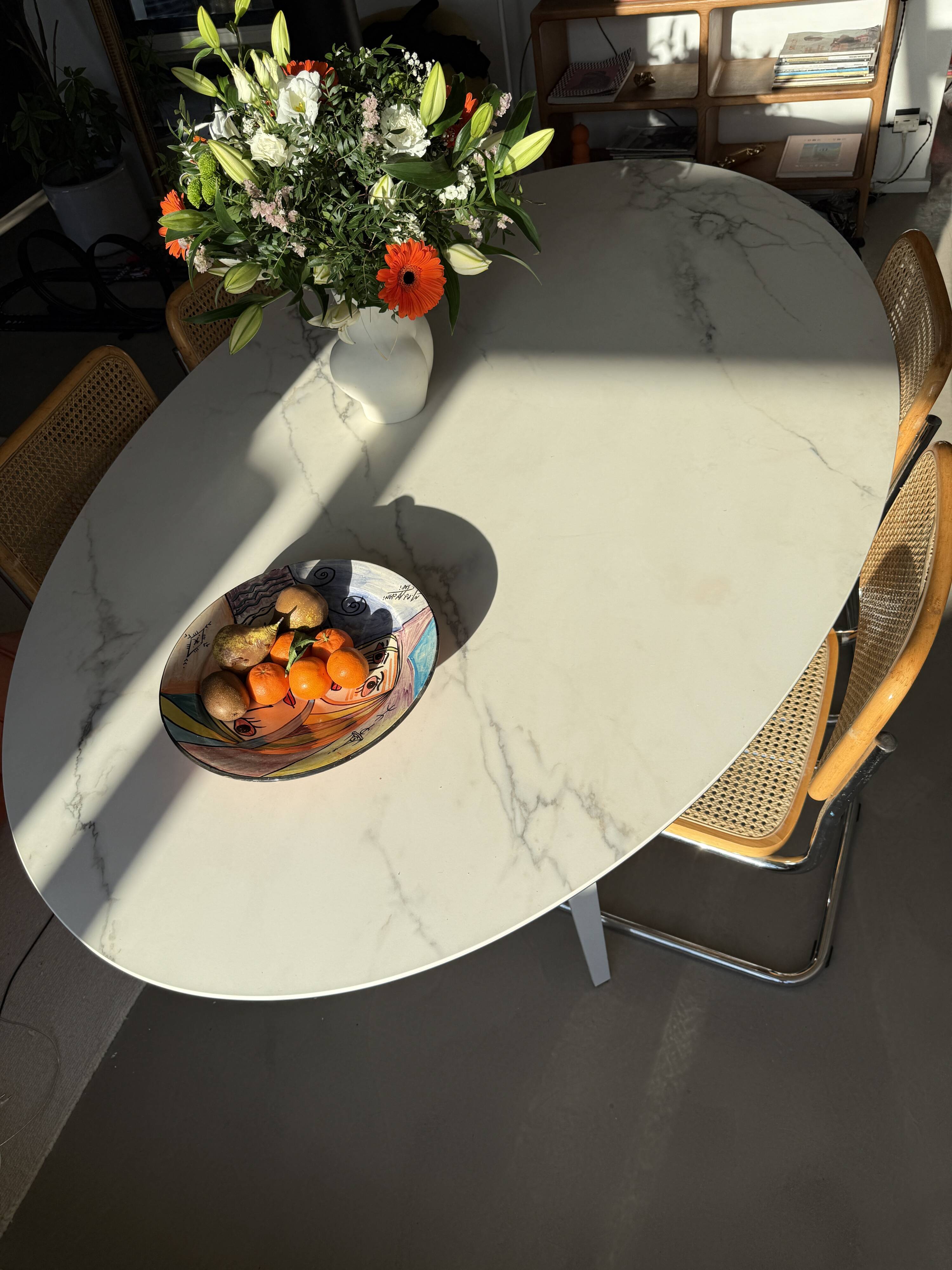 Oval dining table mauro lipparini