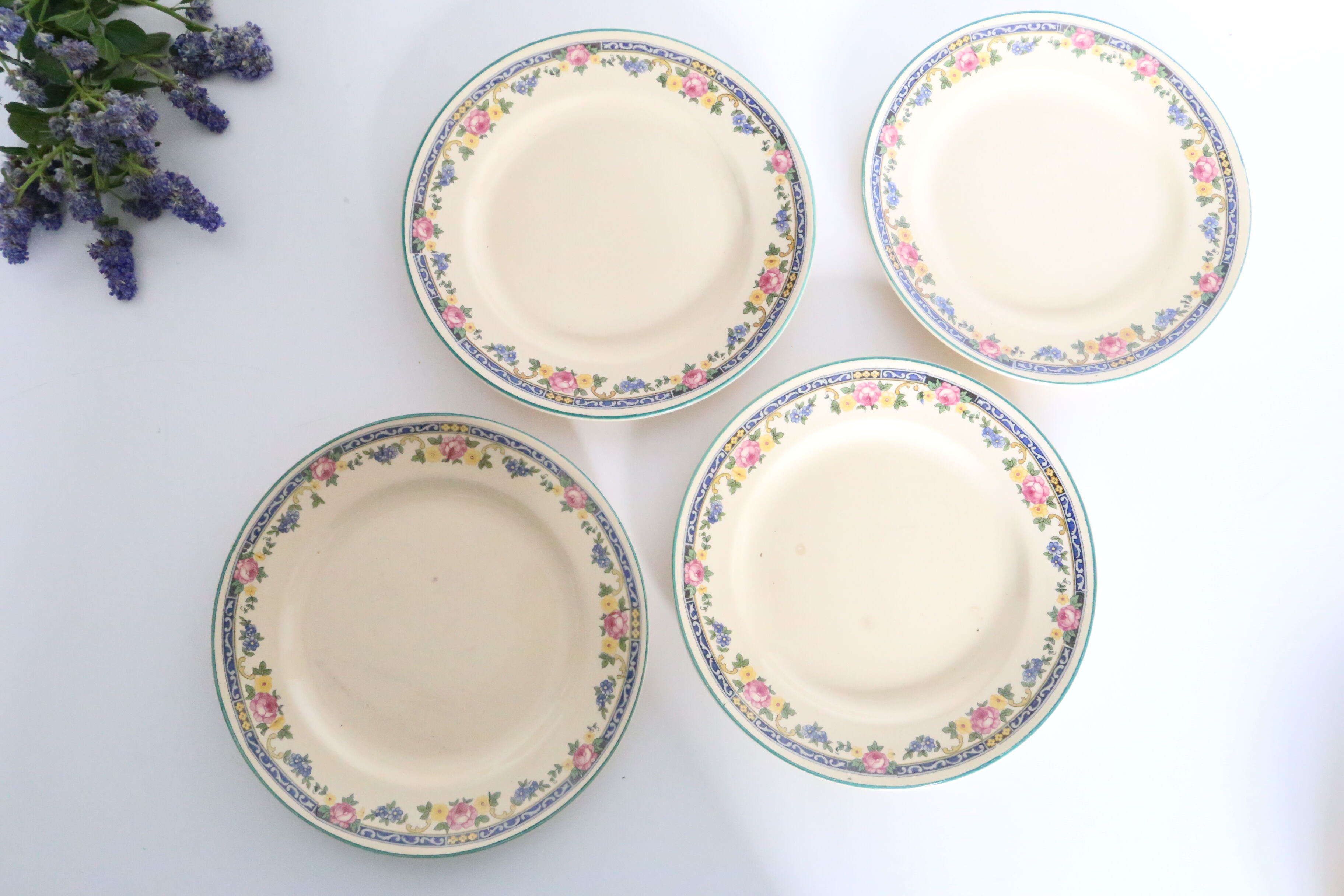 Set de 8 assiettes à dessert Saint Amandinoise