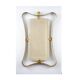 Brass mirror, Italy mid-20th century