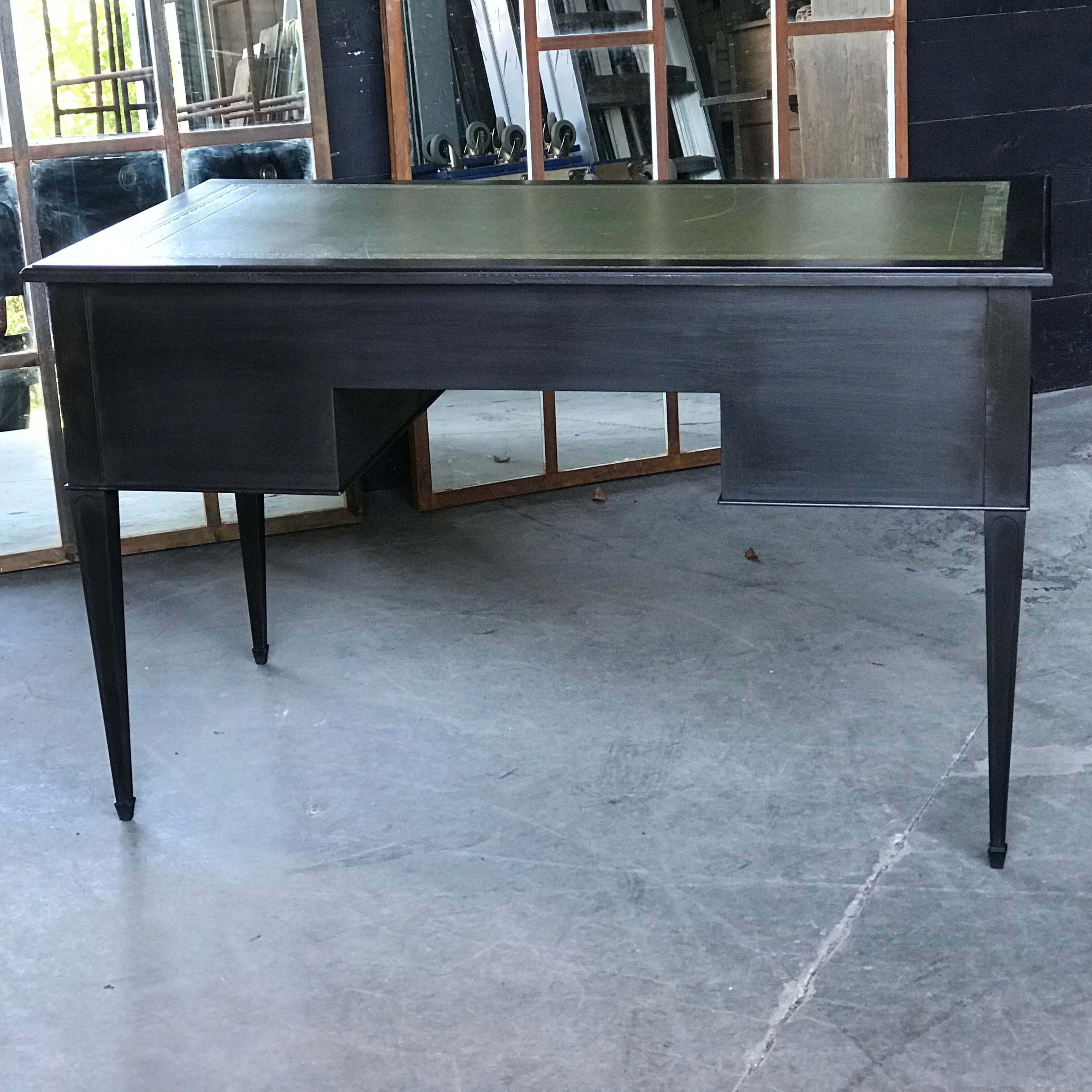 Blackened wooden lady desk