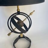 Armillary grass lamp
