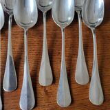 10 silver plated table spoons