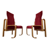 Rare chairs by Jan Bočan for the Czechoslovakian Embassy in Stockholm, 1972