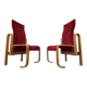Rare chairs by Jan Bočan for the Czechoslovakian Embassy in Stockholm, 1972