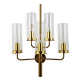 Hans-Agne Jakobsson Sonata Wall Light with 5 Arms, Mid-Century Style, Markaryd, 1960