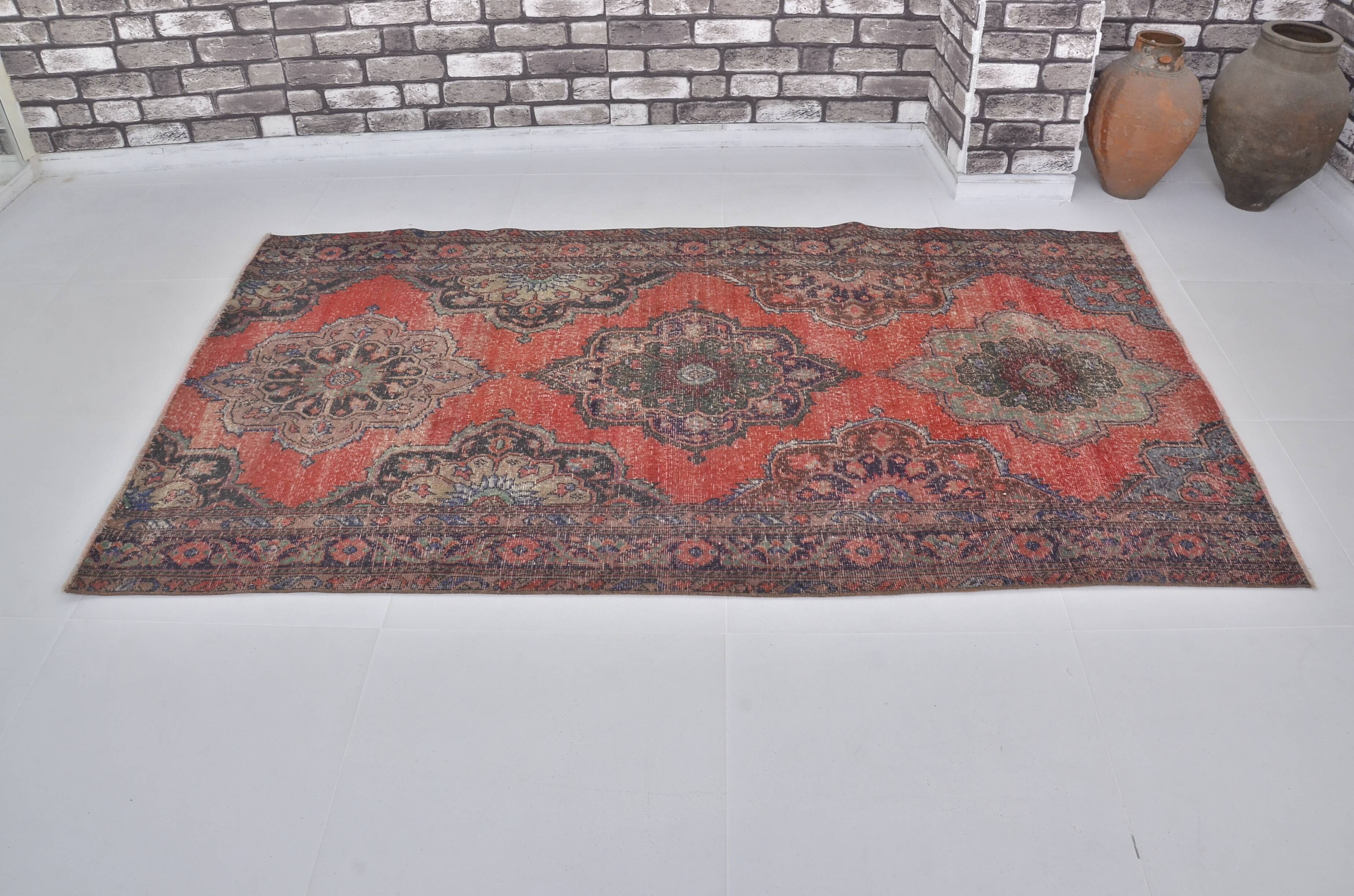 Oushak Anatolian Kurdish Wool Rug sku 1583