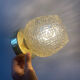 Vintage glass globe wall light