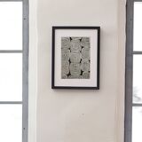 Abstract charcoal drawing 1 black and white