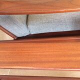 Pair of Scandinavian armchairs in teak 60s