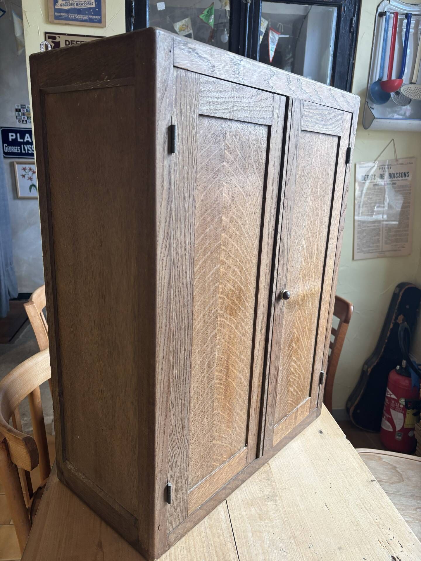 Rustic oak shelf