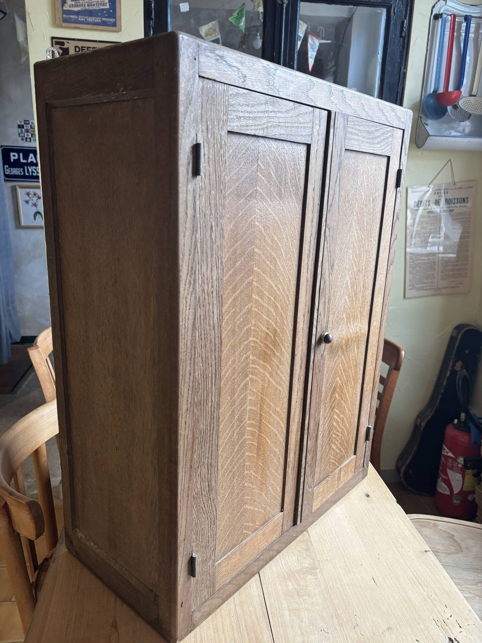 Rustic oak shelf