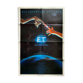 Original movie poster U.S. "E.T. the Extra-Terrestrial" Steven Spielberg 69x104cm 1982