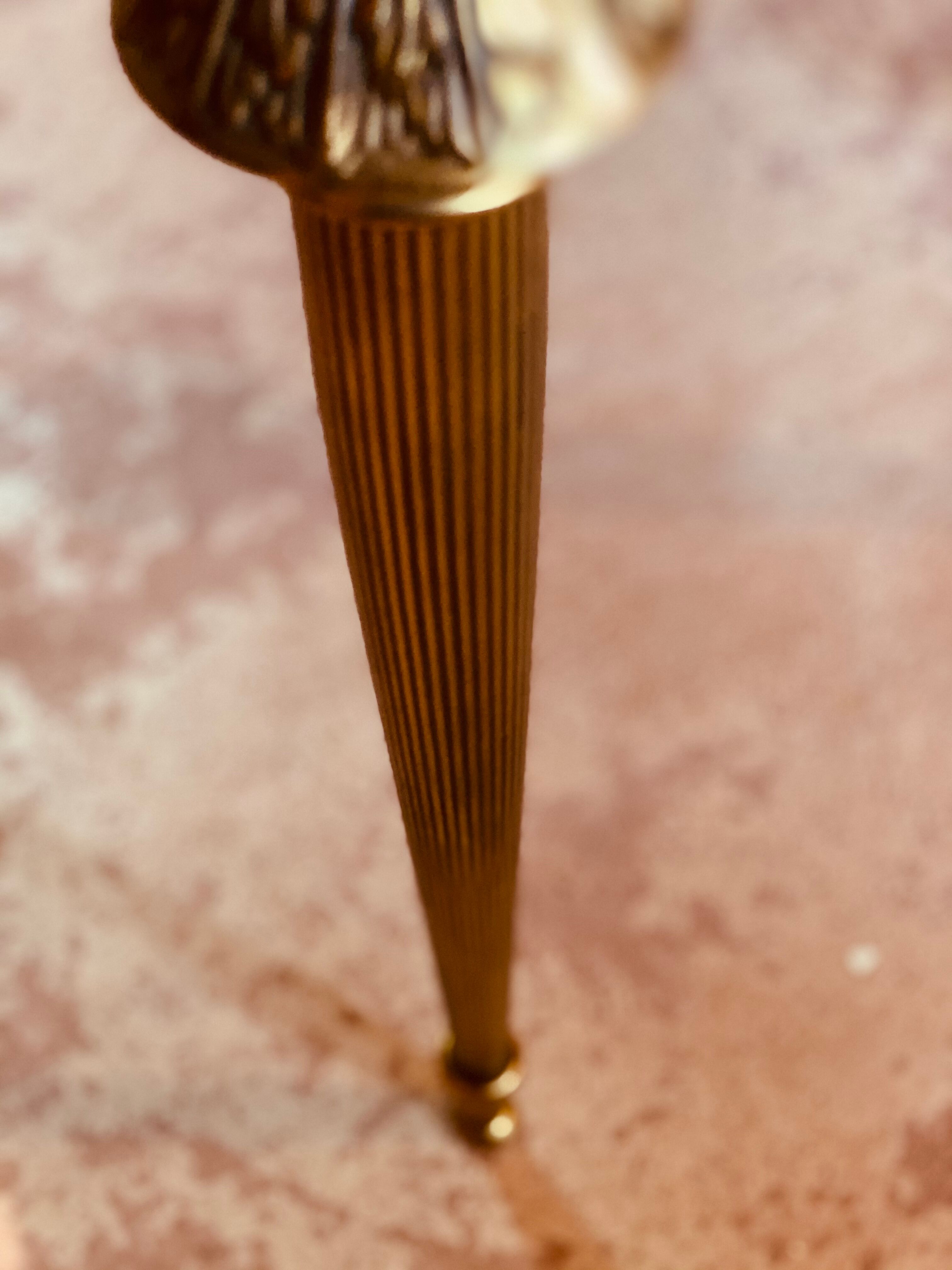 A mid-century marble top and brass frame coffee and cocktail table, circa 1960s
