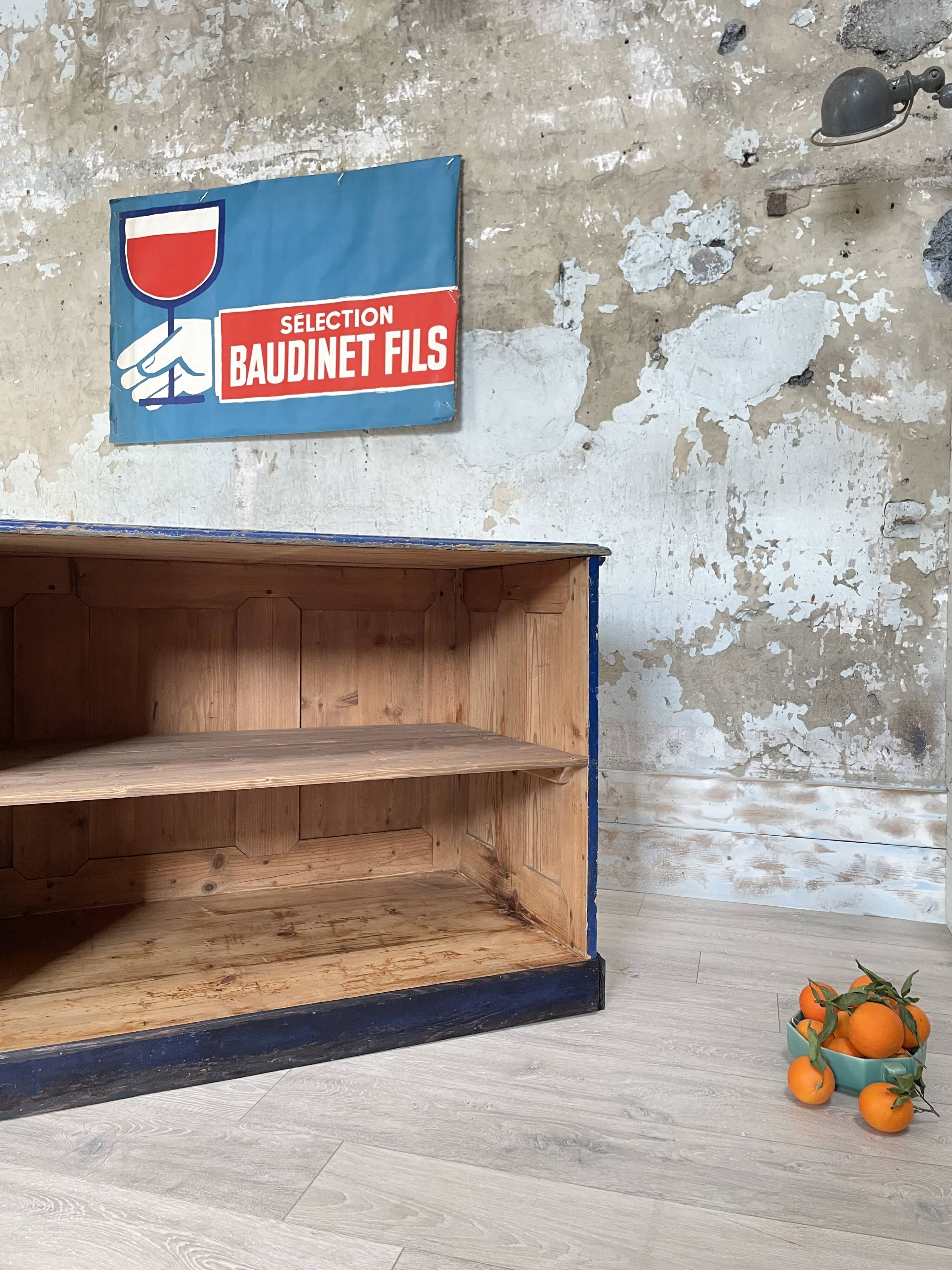 Commercial bank weathered wood panel.