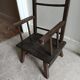 Antique doll's chair