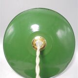 Trio of enamelled sheet metal suspensions