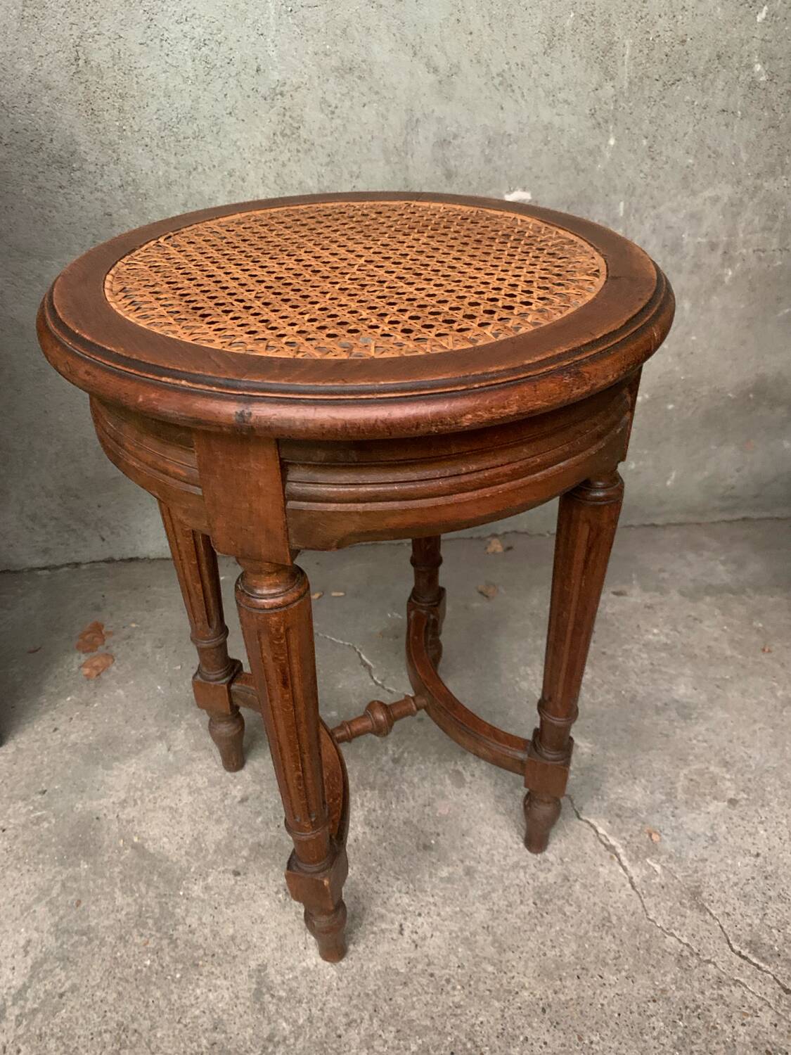 Louis XVI style piano stool