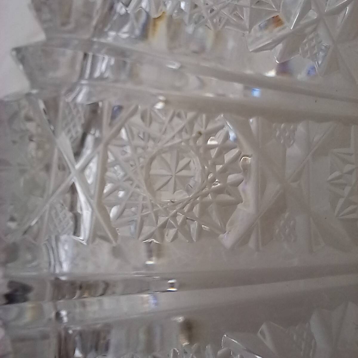 Crystal fruit bowl or salad bowl