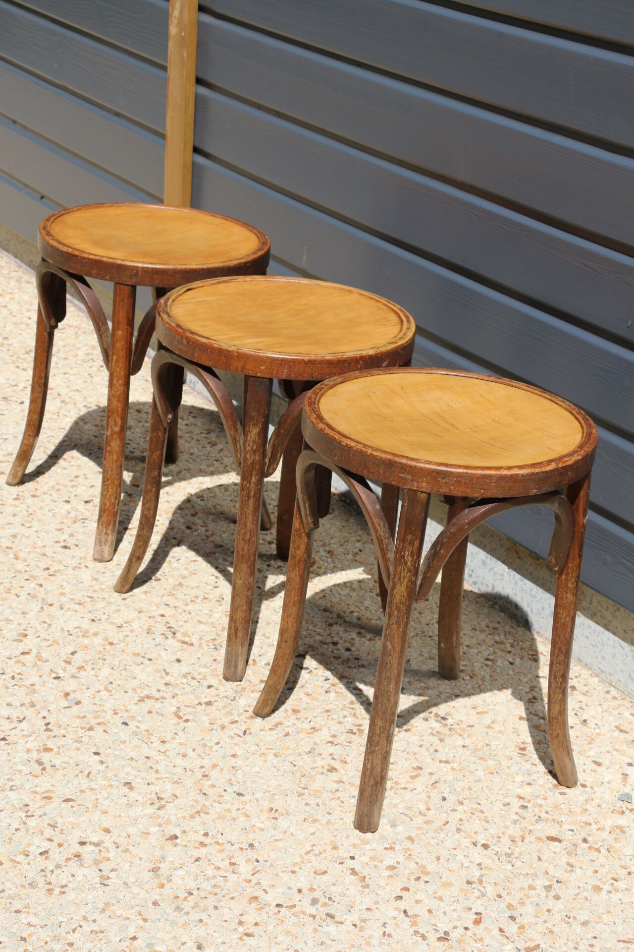 3 stools baumann 1950 465mm