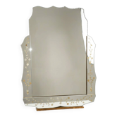Miroir vénitien art déco années 1930/40