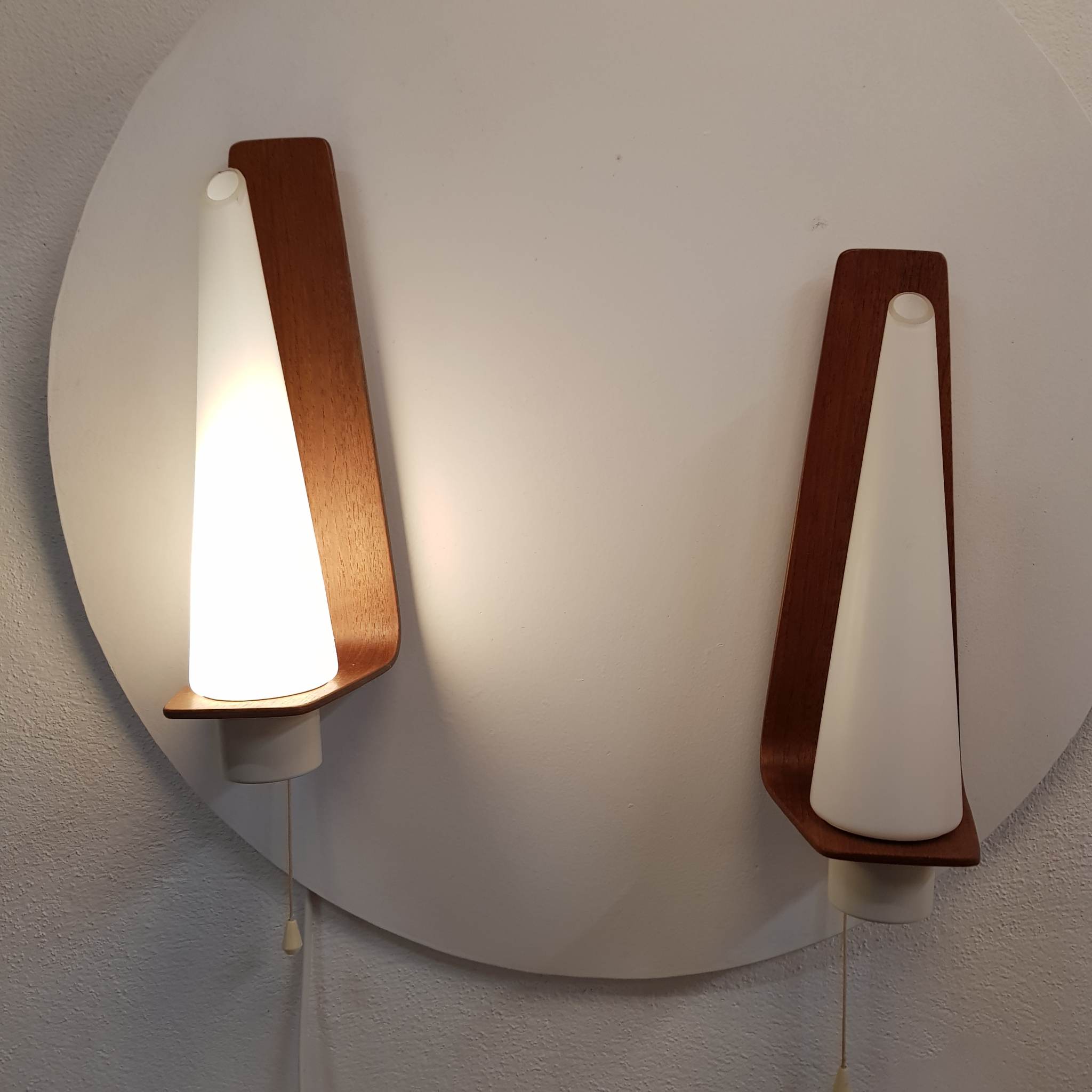 Vintage Danish wall lamps