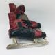 paire de Patins à glace vintage en cuir