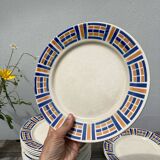 20 flat plates Rayures Badonviller