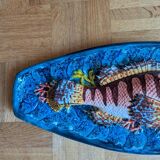 "Palissy" slip wall plate
