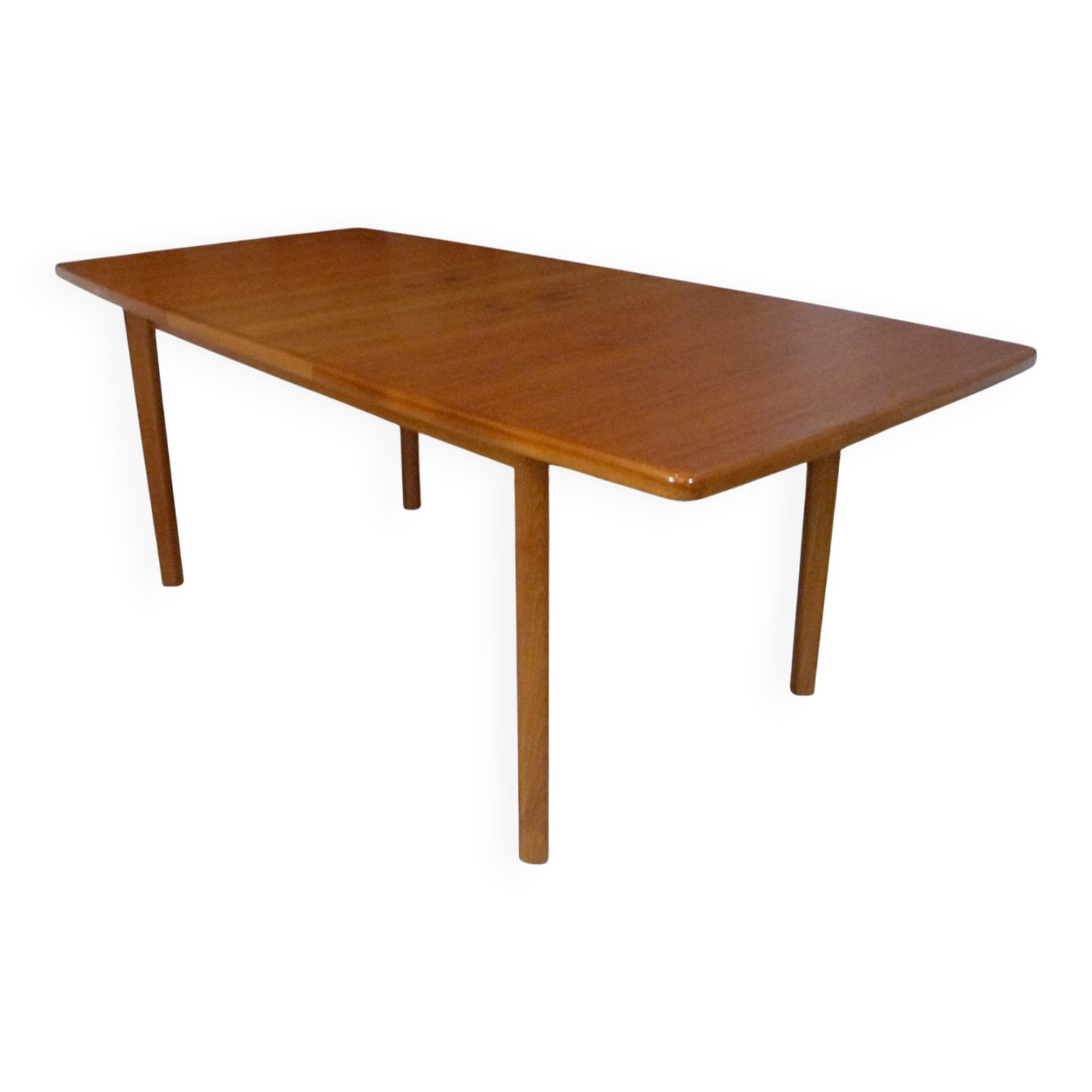 Danish extending teak dining table, 1960s