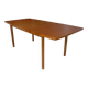 Danish extending teak dining table, 1960s