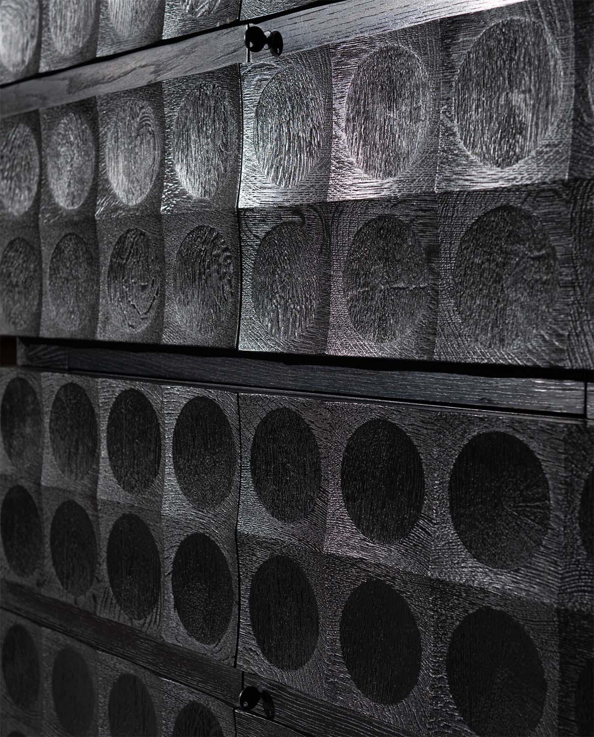 Brutalist Cabinet by J. Batenburg, Belgium 1970s
