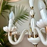 Vintage Murano chandelier in Venetian blown glass