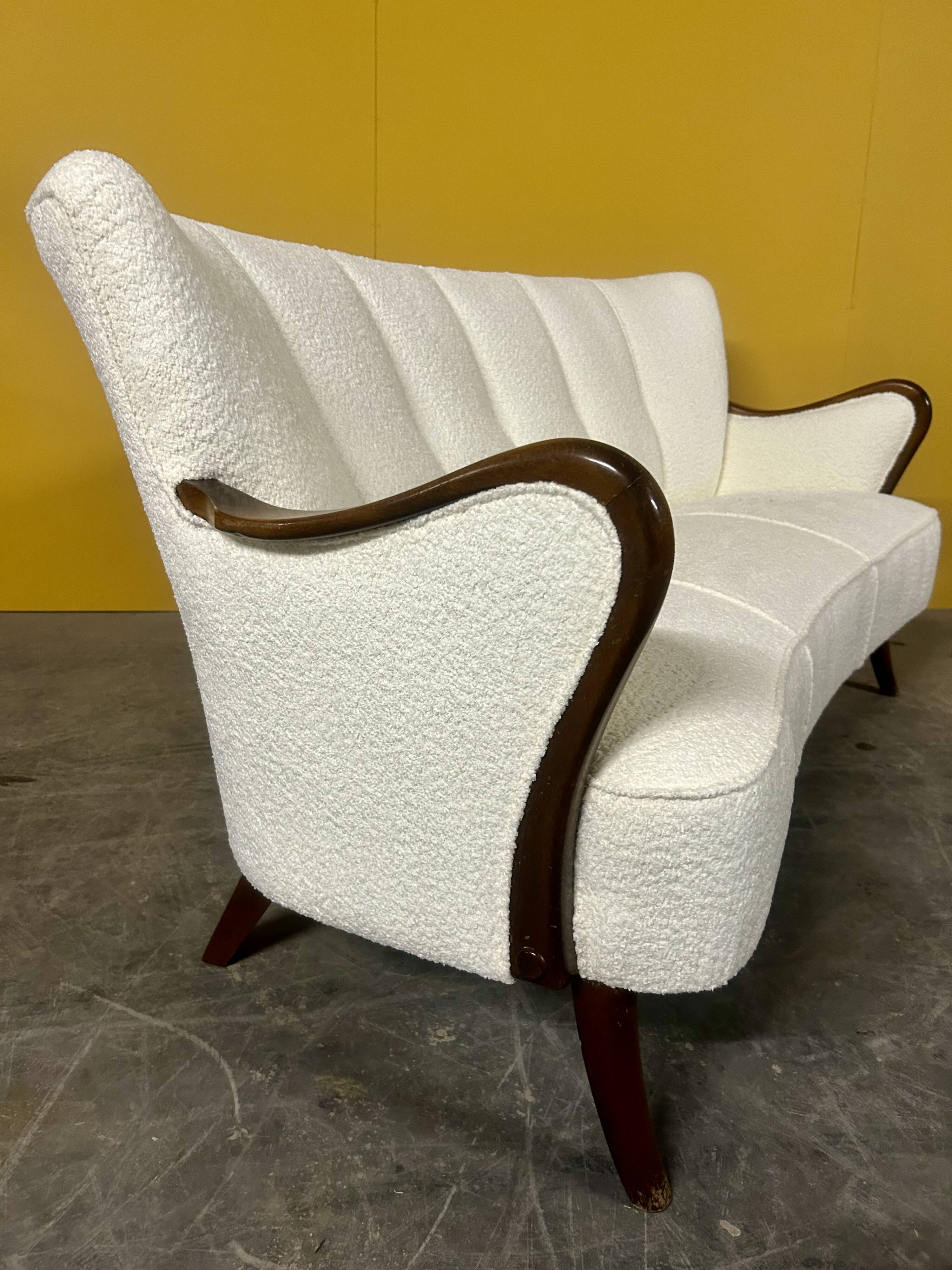 Danish mid-century sofa by Alfred Christensen 1940s - newly re-upholstered