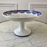 Compotier Terre de Fer Sarreguemines model "Capri" Casino early twentieth century