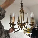 bronze chandelier